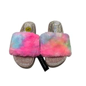 Tahari cuerie multi color slipper size 1